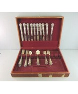 Vintage Wallace Sterling Silver Irving Flatware Set 51pcs 4.81lbs - £3,244.58 GBP