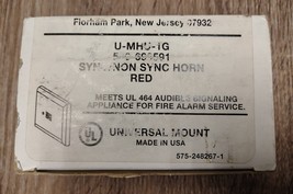 SIEMENS U-MHU-1G SYNC/NON SYNC HORN RED  500-699591 – NOS - $379.01 MXN