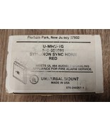 SIEMENS U-MHU-1G SYNC/NON SYNC HORN RED  500-699591 – NOS - $28.89 CAD