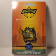DC Aquaman Enamel Pin Official Limited Edition Superhero Collectible Badge - £15.20 GBP