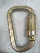 Falltech 8445 Carabiner, Double-Locking Gate, 3 1/4, Steel, Bronze,  9177 - $29.00