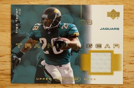 Fred Taylor Jaguars 2001 Upper Deck Ovation Training Gear T-FT Football Card - £3.81 GBP