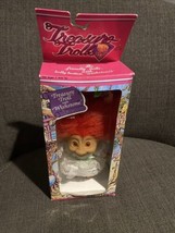 Vintage 1990s Treasure Troll Red Hair &amp; Wishstone Ace Novelty Co Origina... - $20.79
