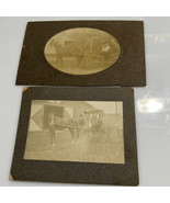 Cabinet Card Photos Horse Drawn Wagon Carriage - €18,51 EUR