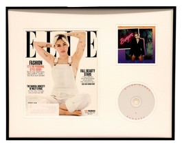 Miley Cyrus 16x20 Framed Bangerz CD &amp; 2016 Elle Magazine Cover Display - £63.64 GBP
