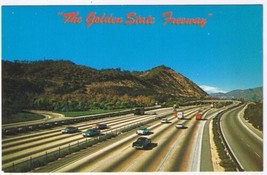 Postcard Golden Gate Freeway Los Angeles California - £3.10 GBP