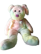 TY Beanie Baby, Tie Dye Groovy Bear, 13&quot;, Plush Animal, Rare Pink Coloring, 1999 - £19.89 GBP