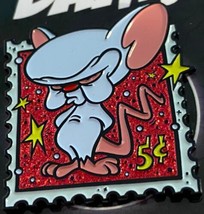 Pinky &amp; the Brain Cartoon Glitter Variant Geek Box Enamel Pin LE Exclusi... - £18.21 GBP