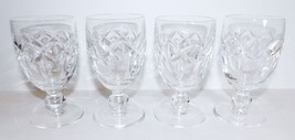 Set Of 4 Waterford Crystal Kerry Older Ball Stem 4 3/4&quot; Claret Wine Glasses - £73.97 GBP