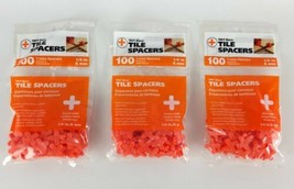 (Lot of 3) Tavy Basix Cross Spacers Tile 1/4in 6mm 100pc Pack  New - £10.88 GBP
