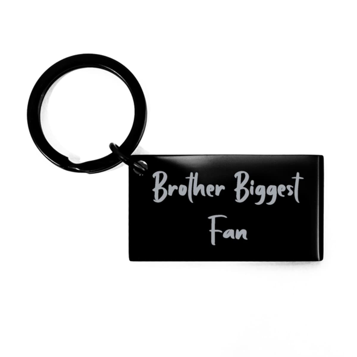 Brother Gifts for Brother, Brother Biggest Fan, Love Brother Keychain, from Brot - $21.51
