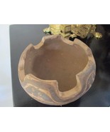 MEXICAN VESSEL ROUND  TERRACOTA HAND CARVED [SW1] - $52.94 CAD
