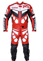 Red R6 Motorbike Leather Suit Motorcycle Racing Biker Leather Jacket Trouser - £218.94 GBP