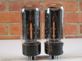 RCA 5U4GB Vacuum Tubes Matched Pair Black Plate TV-7 Tested Strong - $19.50