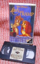 Lady And The Tramp Walt Disney Rare Black Diamond Classics VHS + Ships FREE - £389.52 GBP
