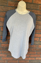 Glam Baseball T-Shirt Small Lularoe Sparkle 3/4 Sleeves Fun Sexy Blouse Top - $9.50