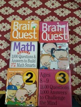 Brain Quest Grade 2 Math and Grade 3 Questions - £28.20 GBP