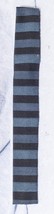 Vintage Skinny Polyester Blend Tie Necktie Stripe 1-1/2&quot; mv - £37.83 GBP