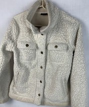 Marmot Fleece Jacket Button Up Casual Cream Sweater Women’s Medium - £27.88 GBP