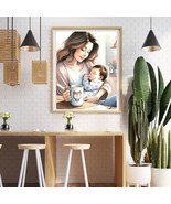 Mom and Baby Printable Wall Art - Wall Decor - New Mum Gifts - Nursery P... - $4.11 CAD