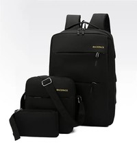 2020 3pcs/set USB Unisex Schoolbag Teenage Teenagers Bookbag Backpack to School  - £131.39 GBP