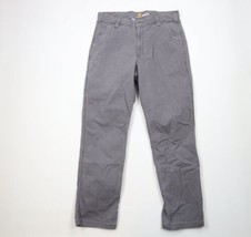 Vintage Carhartt Mens Size 36x34 Faded Spell Out Relaxed Fit Work Pants Gray - £42.68 GBP