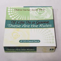 If Life Is a Game These Are the Rules Inspiration Flash Cards Cherie CarterScott - £7.12 GBP