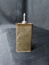 Old U.S. Navy Military POISON GUN OIL CAN 4 oz. Lead Top HANDY OILER Oil  - $34.57