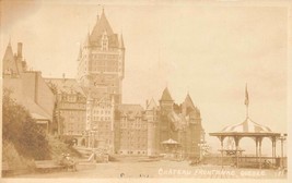 QUEBEC CITY CA~CHATEAU FRONTENAC~W B EDWARDS 1920s REAL PHOTO POSTCARD - £5.92 GBP
