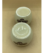 Brown &amp; Tan Glazed Small Pottery Bean Pot Bowl Ceramic LOT 2 - $304.68 MXN