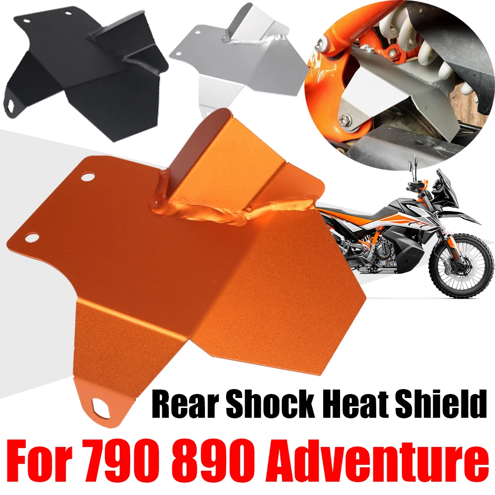 M 790 890 adventure adv r s 790adv accessories exhaust pipe protection cover rear shock thumb200