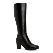 Giani Bernini Womens 8 M Black Zip Up Knee High Heel Boots NIB YO8 - $83.29