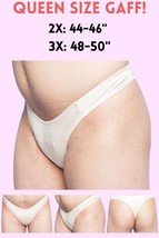 QUEEN SIZE Gaff Panties For Crossdressing, Trans-Women Tucking Panties NUDE - $38.99
