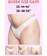 QUEEN SIZE Gaff Panties For Crossdressing, Trans-Women Tucking Panties NUDE - $53.32 CAD