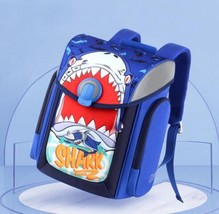 New design children&#39;s schoolbag Girls Boys Cartoon School Backpacks kid Orthoped - £98.04 GBP