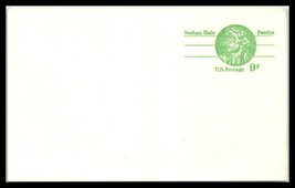 1977 US Postal Stationery Card - SCOTT# UX72, 9 Cent Nathan Hale Unused C23 - £2.31 GBP