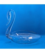 Pairpoint Gundersen Era Glass Swan Bowl, Gilly Gulbransen, Clear, Vintage, Rare - £459.28 GBP