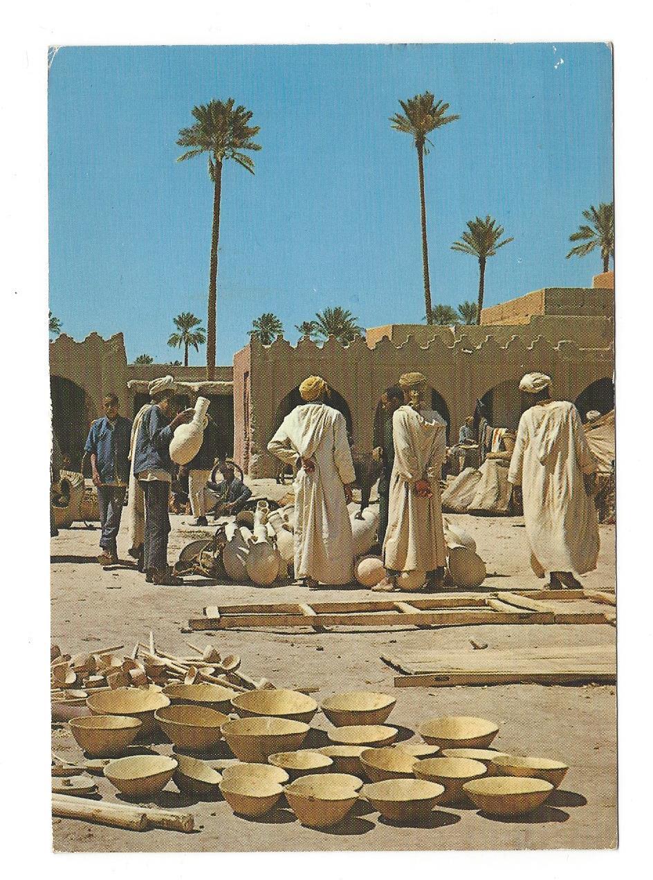 Primary image for North Africa Maroc Morocco Pottery Market Vintage Postcard 4X6