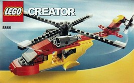 Instruction Book Only For LEGO CREATOR Rotor Rescue 5866 - £5.13 GBP