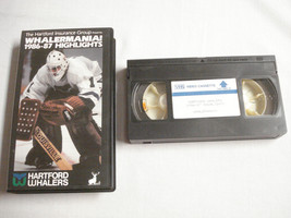 Hartford Whalers VHS Tape 1986-1987 Highlights  NHL Whalermania! - $9.99