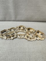 Vintage Brass Vanity Lipstick Holder 8 Slot Ornate Victorian Makeup Cadd... - $611.46 MXN