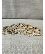 Vintage Brass Vanity Lipstick Holder 8 Slot Ornate Victorian Makeup Cadd... - $611.46 MXN