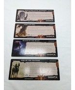 Lot Of (4) Dungeons And Dragons Campaign Cards Mark Of Heroes Set 2 - $16.04