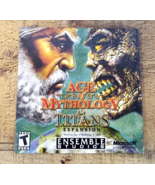Age of Mythology The Titans Expansion Microsoft PC Game 2003 CD Disc + S... - £7.81 GBP