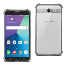 [Pack Of 2] Reiko Samsung Galaxy J7 V (2017) Clear Bumper Case With Air Cushi... - £18.33 GBP
