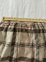 Breckenridge Women's Tan/Brown Plaid Rear Zipper Pull-On Pencil Skirt Waist 26" image 10