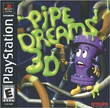 Pipe Dreams 3D Sony Playstation 1 PS1 Video Game Black Label Puzzle Flooze - £6.10 GBP