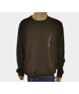 New Tommy Hilfiger Signature Men&#39;s Solid Crew Neck Olive Green  Size XL - €16,95 EUR