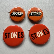 Stokes OK 1968 Louis Stokes Rare Pin Black Civil Rights Congress Clevela... - $19.79