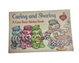 Pizza Hut Caring &amp; Sharing A Care Bear Sticker Book 1984 American Greeti... - £9.00 GBP